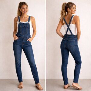 KanCan Dark Wash Denim Overalls XL Spring Ready Classic Fit